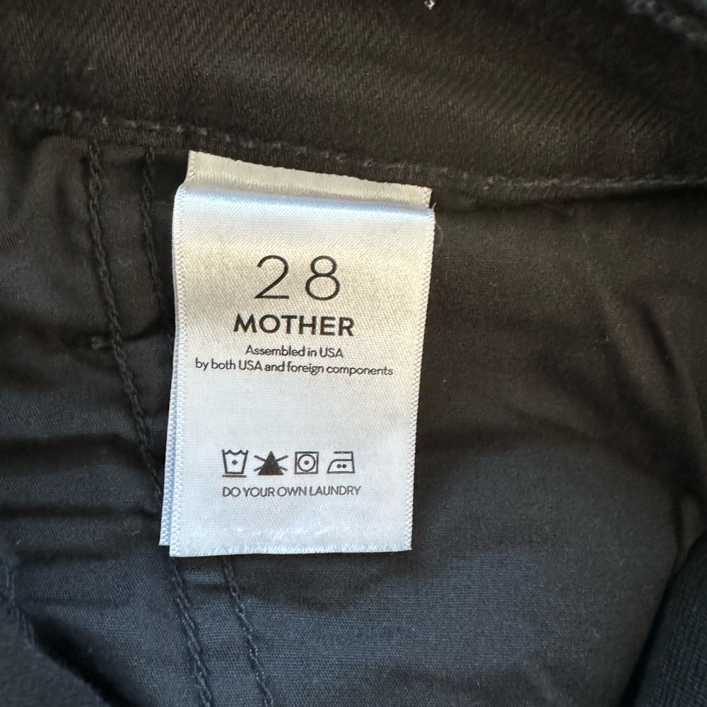 NWOT Mother The Straight Up Rambler Cargo 
Jeans Pants in Pitch size 28 - Picture 16 of 16